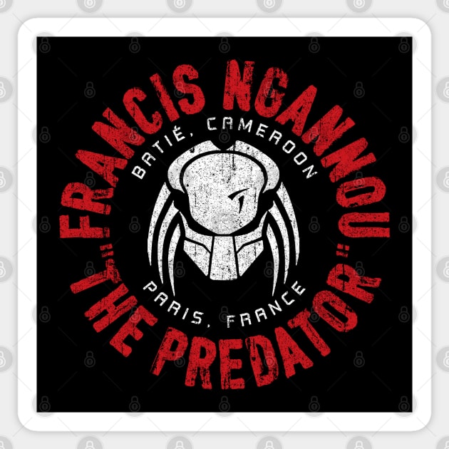 Francis Ngannou Sticker by huckblade